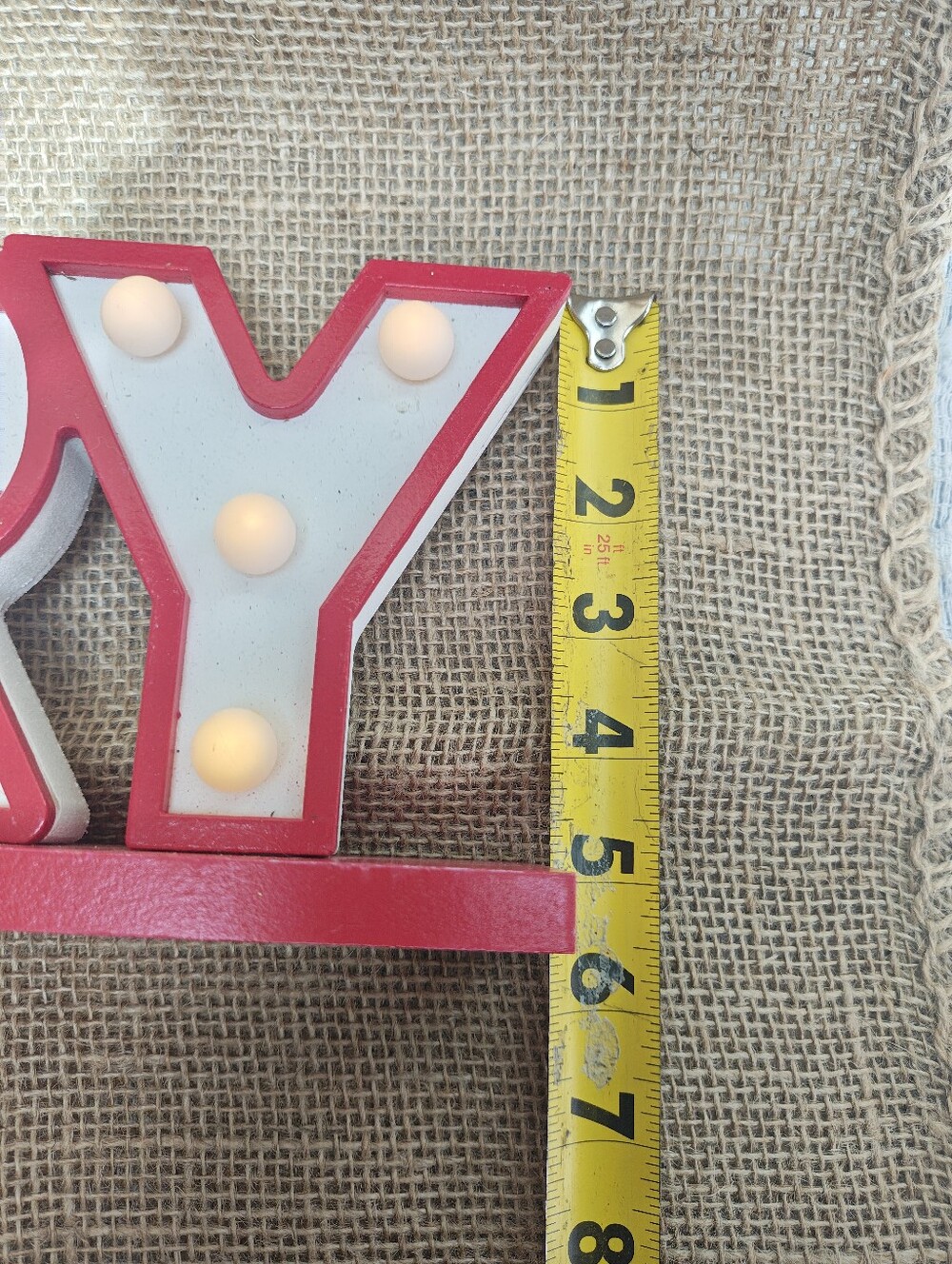 Merry LED Marquee Sign - Red - Picture 7 of 9